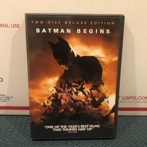 Batman Begins 2 Disc Deluxe Edition DVD Movie Christian Bale 2005